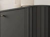 Couchtisch mit Stauraum Soria Schwarz mat