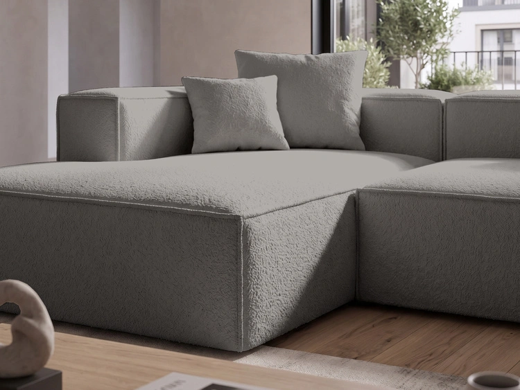 Ecksofa L Links Vellaro Dunkelgrau