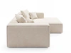 Ecksofa L Rechts Vellaro Beige