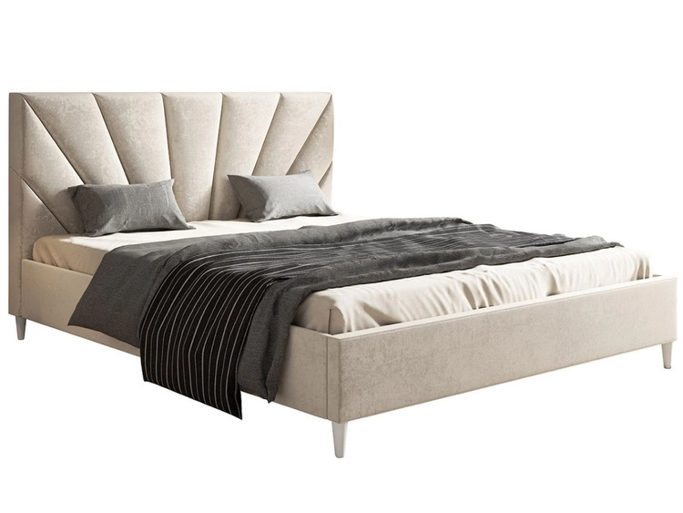 Polsterbett mit Lattenrost 180x200 Fuzi Beige