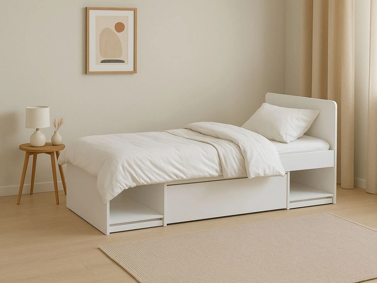 Möbel-Set für Jugendzimmer Arcadia Weiß