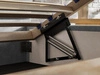 Polsterbett mit Bettkasten und Lattenrost 140x200 Tesis Dunkelblau