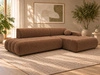 Ecksofa L-Form mit Schlaffunktion und Bettkasten Lisso Rechts Terrakotta
