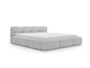 Polsterbett mit Bettkasten und Bettrost 140x200 Sweet Low Grau