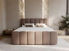 Boxspringbett mit Bettkasten 180x200 Cloud Braun