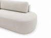 Ecksofa L-Form Links mit Schlaffunktion und Bettkasten Aurio O Weiß