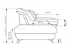 Ecksofa L-Form Links mit Schlaffunktion und Bettkasten Hannover Orange
