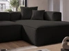 Ecksofa L Rechts Vellaro Schwarz