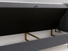 Boxspringbett mit Bettkasten 180x200 Primavera Dunkelgrau