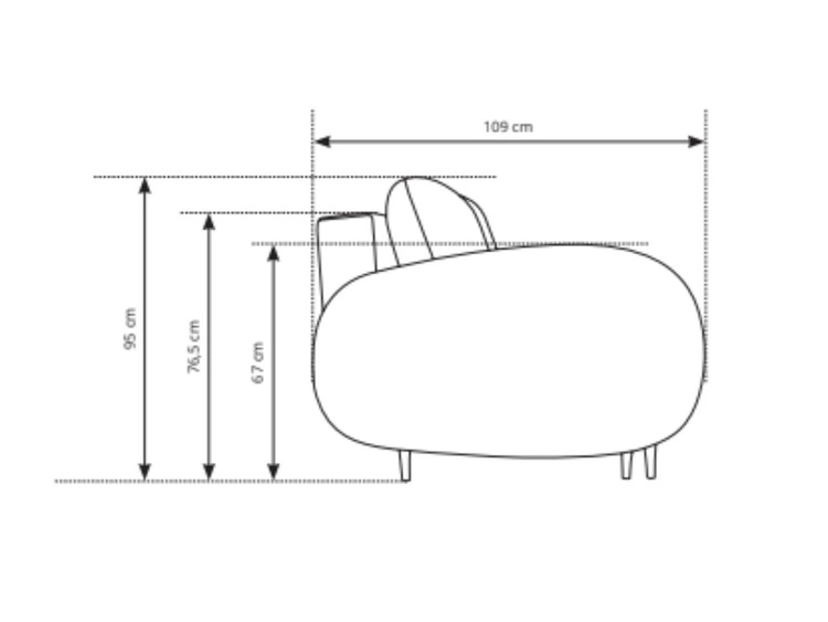 Schlafsofa mit Bettfunktion und Bettkasten Alta Braun