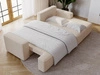 Ecksofa L-Form Rechts mit Schlaffunktion und Bettkasten California Beige