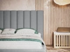 Polsterbett mit Bettkasten und Lattenrost 160x200 Sesto Beige