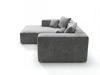 Ecksofa L Links Vellaro Grau