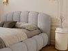 Polsterbett mit Stauraum und Lattenrost 140x200 Cloud Soft Grau