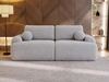 Sofa mit Schlaffunktion und Bettkasten Aurio Grau