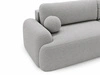 Ecksofa L-Form Rechts mit Schlaffunktion und Bettkasten Aurio Grau