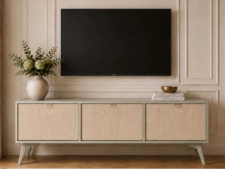 TV-Lowboard mit Türen Modena Grün
