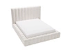 Polsterbett mit Bettkasten und Lattenrost 160x200 Rotto Creme