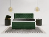 Boxspringbett mit Bettkasten 140x200 Lion Grün