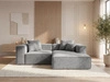 Ecksofa L Rechts Vellaro Grau
