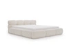 Polsterbett mit Bettkasten und Bettrost 120x200 Sweet Low Beige