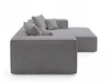 Ecksofa L Rechts Vellaro Dunkelgrau