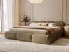 Polsterbett mit Bettkasten und Bettrost 160x200 Sweet Low Braun