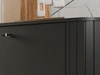 Couchtisch mit Stauraum Soria Schwarz mat