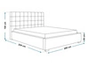 Polsterbett mit Bettkasten und Lattenrost 180x200 Terra Dunkelgrau