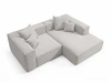 Ecksofa L Rechts Vellaro Grau