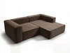Ecksofa L Rechts Vellaro Braun