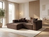Ecksofa L Links Vellaro Braun