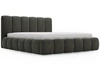 Polsterbett mit Bettkasten und Lattenrost 200x200 Cloud Dunkelgrau