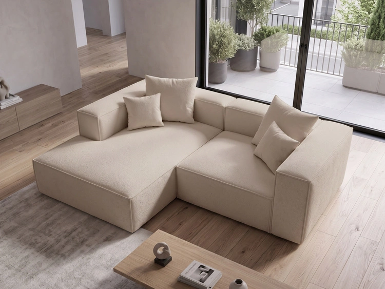 Ecksofa L Links Vellaro Beige
