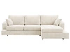 Ecksofa L-Form fürs Wohnzimmer Nesto Rechts Creme