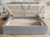 Polsterbett mit Bettkasten und Lattenrost 140x200 Tasso Dunkelblau