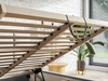 Polsterbett mit Bettkasten und Lattenrost 120x200 Tesis Dunkelblau